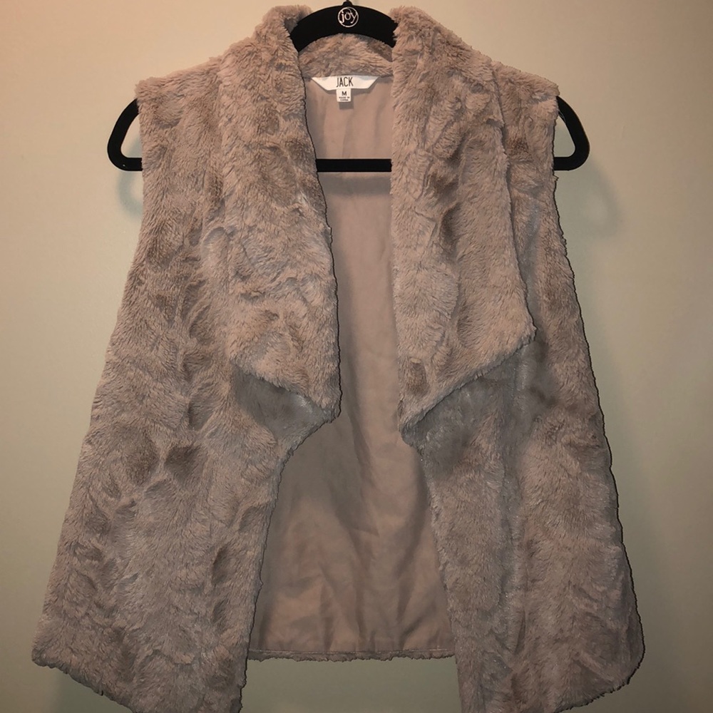 JACK faux fur vest